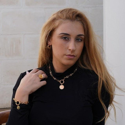 Anillo de Moneda de Oro - Vanderly Jewels