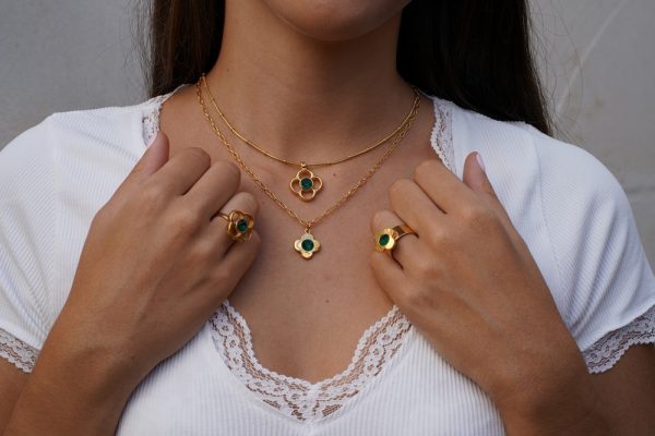 Anillo de Trébol Calado