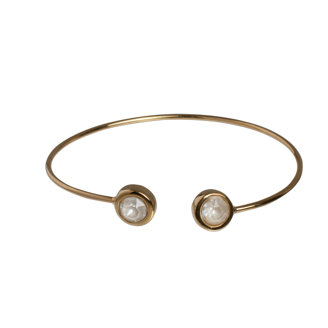 Pulsera con Doble Cristal