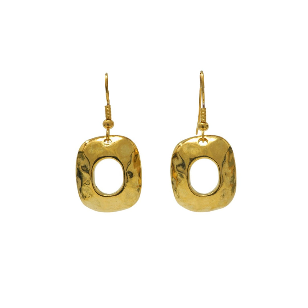 Pendientes Calados Martelé Dorados