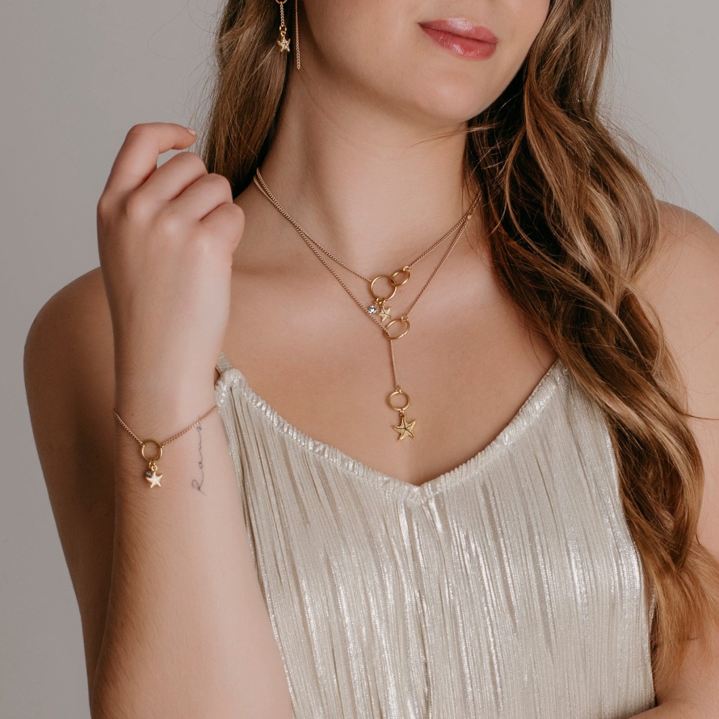 Collar de Cadena con Colgante de Estrella