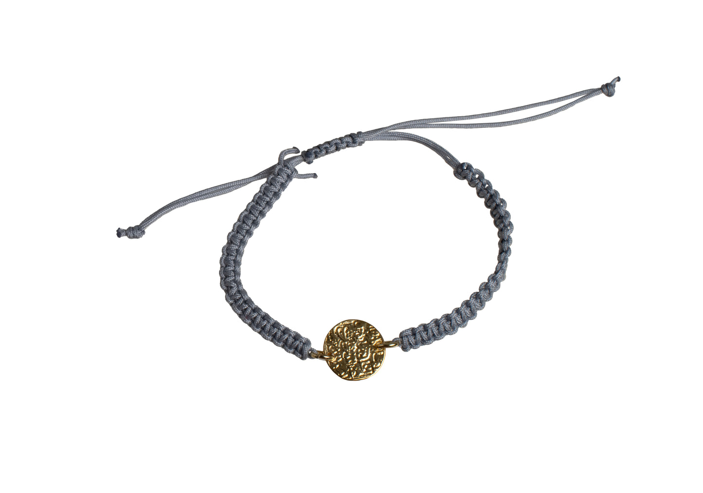 Pulsera Macramé con Moneda Egipcia