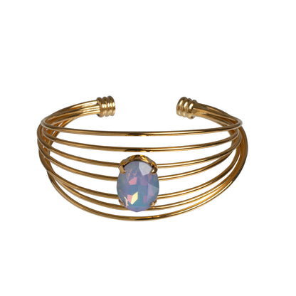 Pulsera Multi-Aros con Cristal