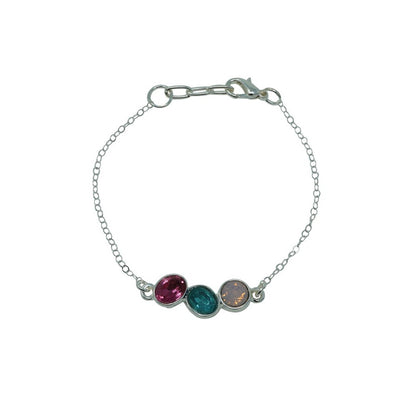 Pulsera de Tres Cristales